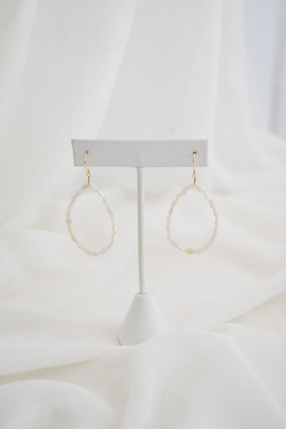 Shell Hoop Earrings