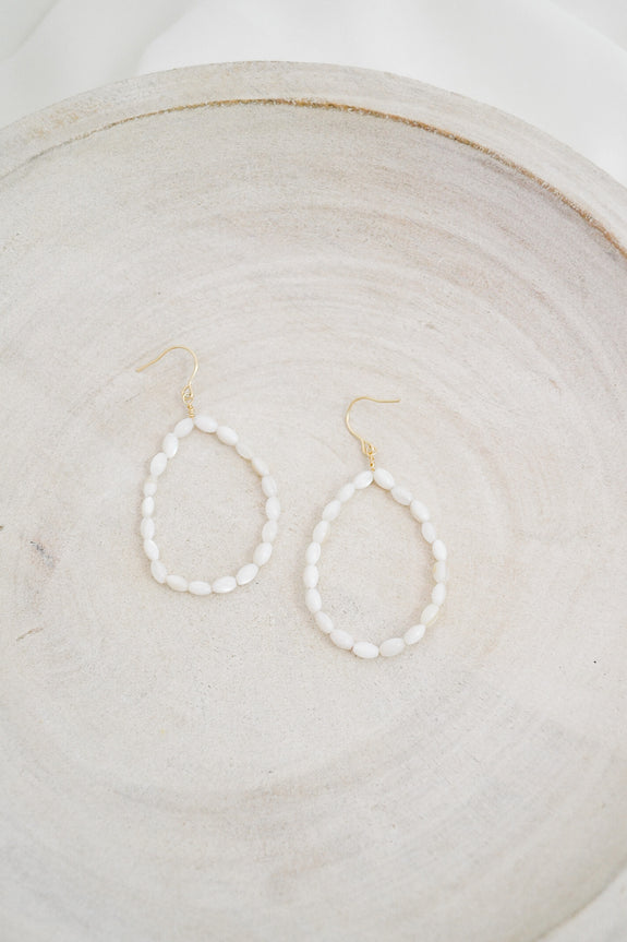 Shell Hoop Earrings